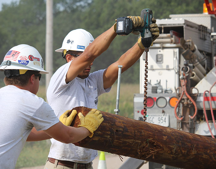 T&D_Apprentice Wrap Job_drill hole