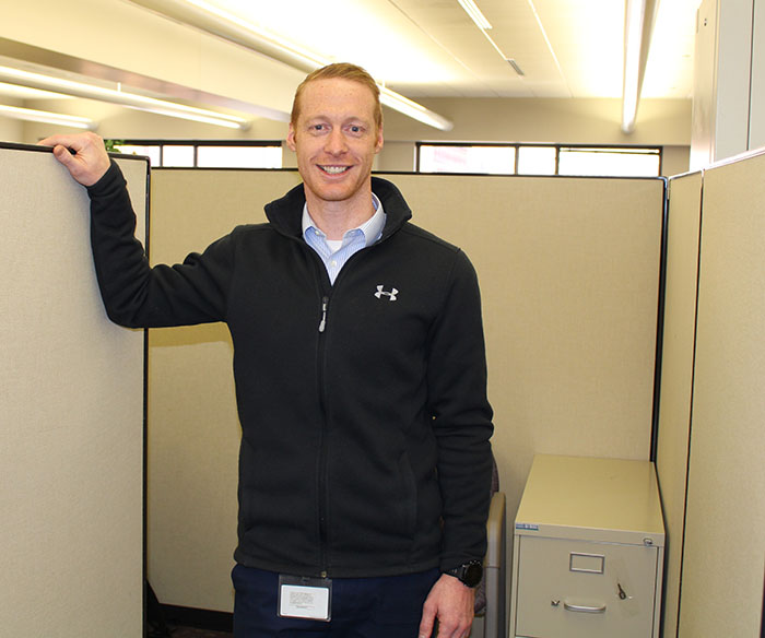 Trek up the Tower, Ryan Long OPPD employee finished second at the event